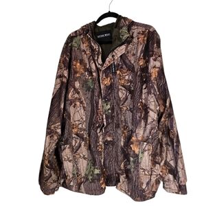 Rivers West Advanced Waterproof Fleece Lined Mossy Camo Blind Jacket Men's 3XL